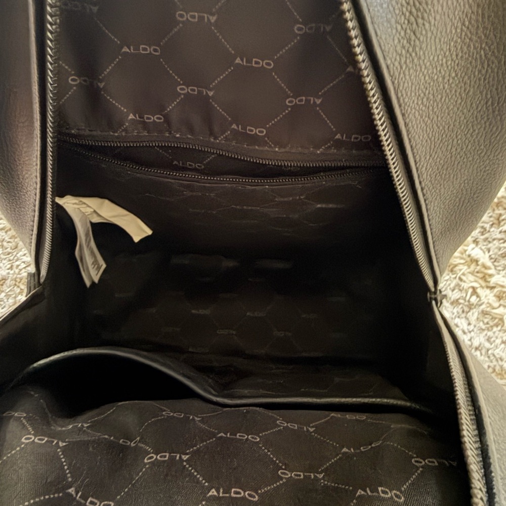 Aldo Textured Black Backpack - Picture 2 of 3